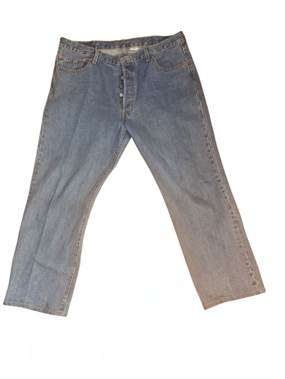 Levi's 501 Original Fit Jeans Men's W40 L30 Blue Denim Button Fly Classic